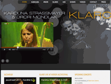 Tablet Screenshot of klaromusic.com